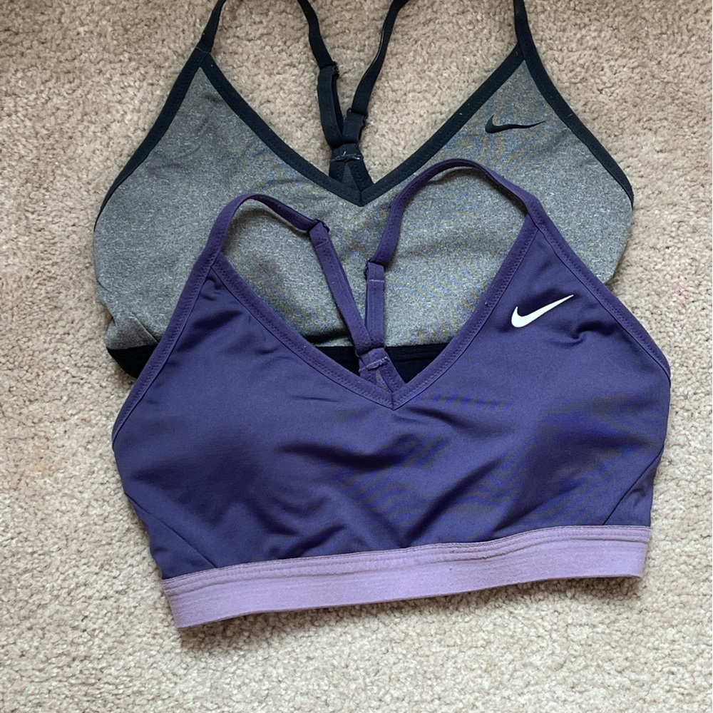 2 Nike Indy sports bras in size medium
